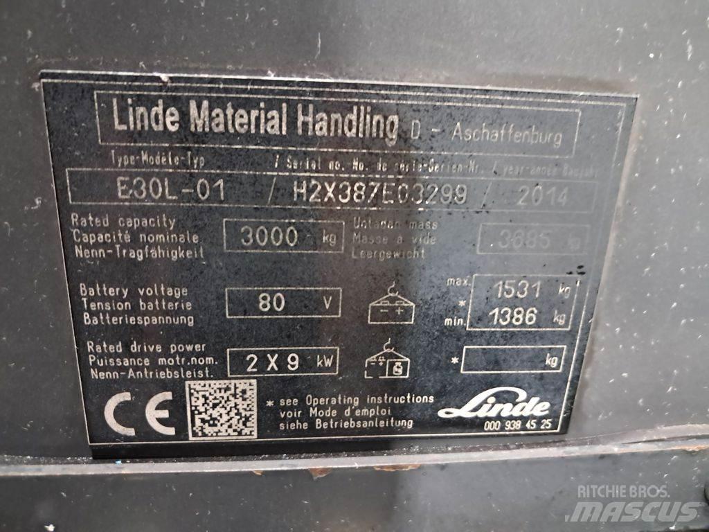 Linde E30L-01 Sähkötrukit
