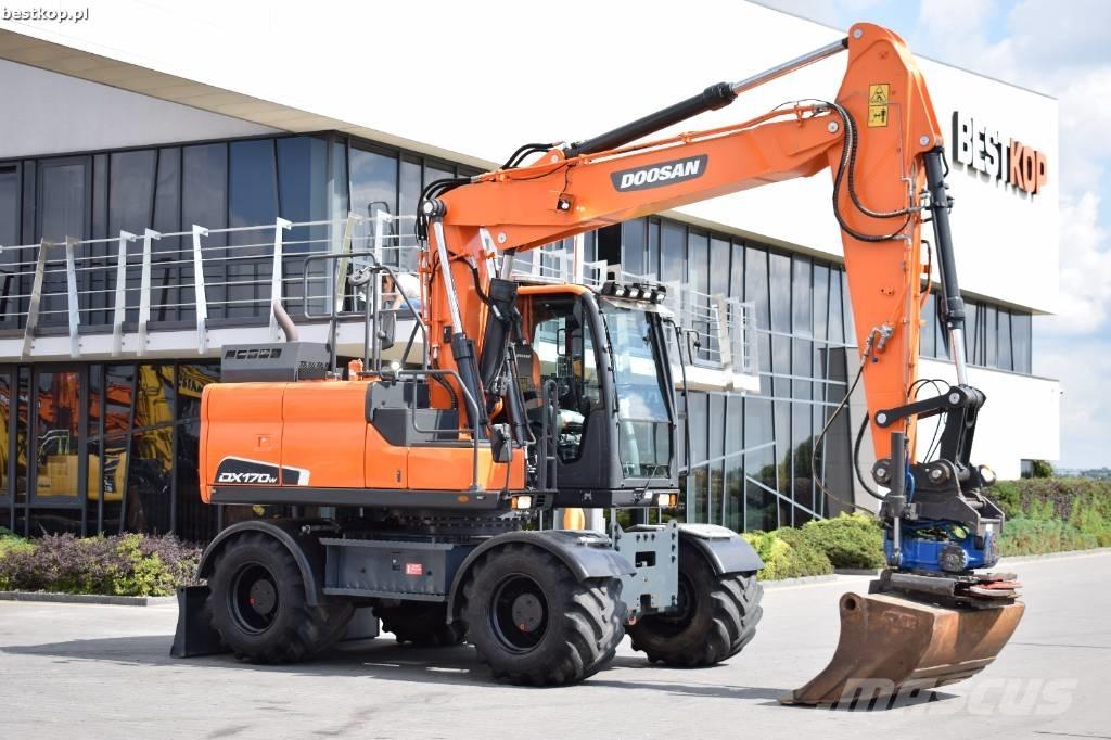Doosan DX 170 W-5 Pyöräkaivukoneet