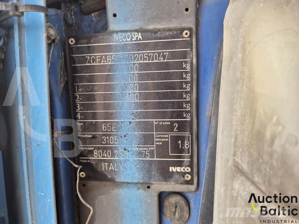 Iveco 65E10 Pressukapelli kuorma-autot