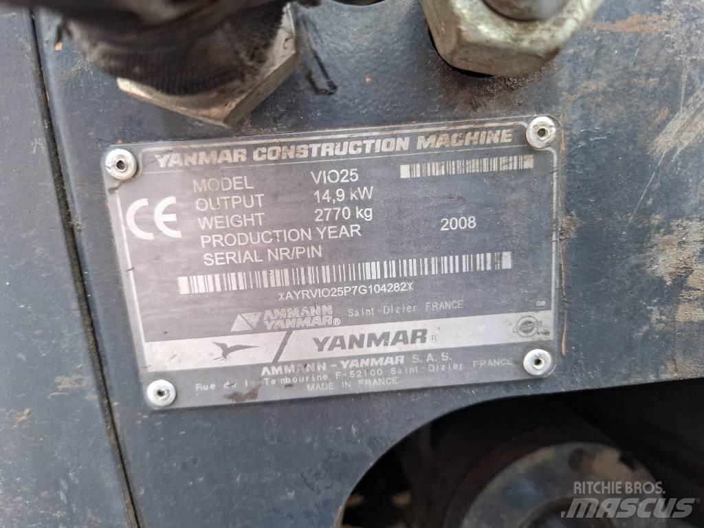 Yanmar ViO25 Minikaivukoneet < 7t