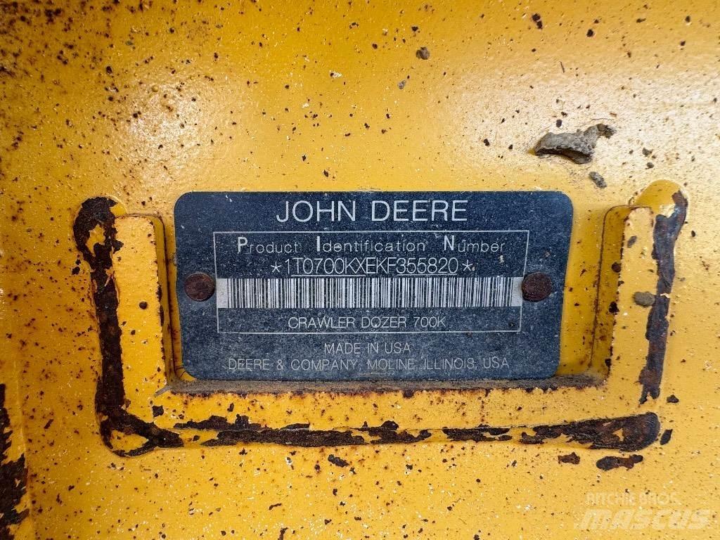 DEERE 700K LGP Telaketjupuskutraktorit