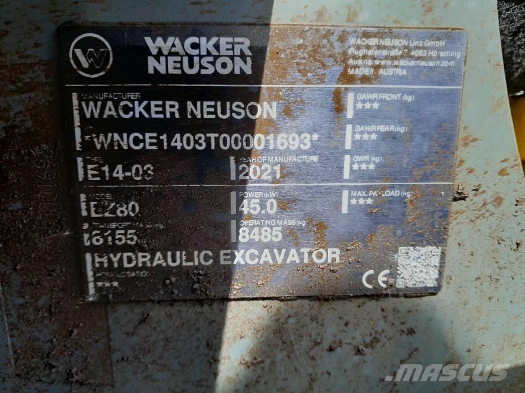 Wacker Neuson EZ 80 Telakaivukoneet