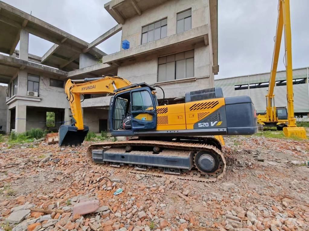 Hyundai Robex 520 VS Telakaivukoneet
