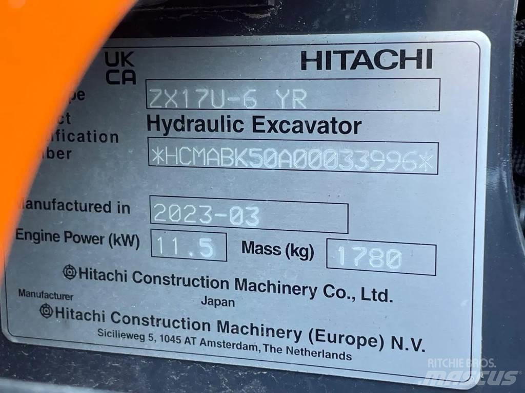 Hitachi ZX17U Minikaivukoneet < 7t