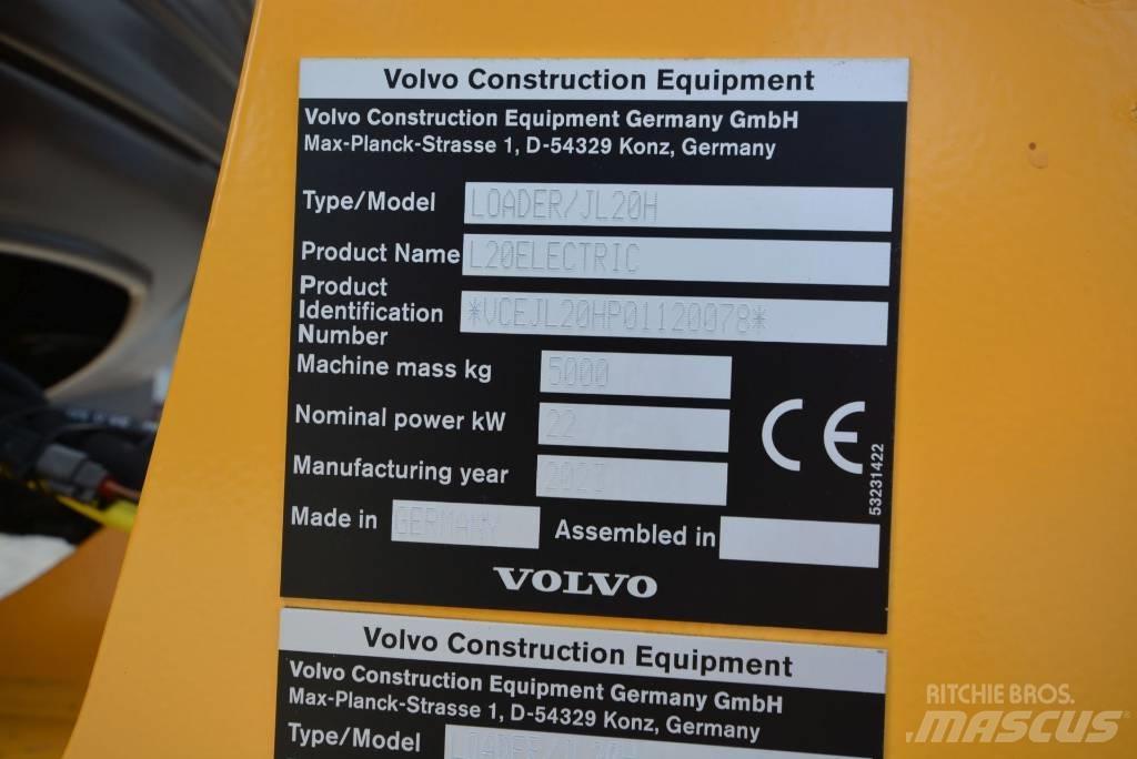 Volvo L 20 electric Pyöräkuormaajat