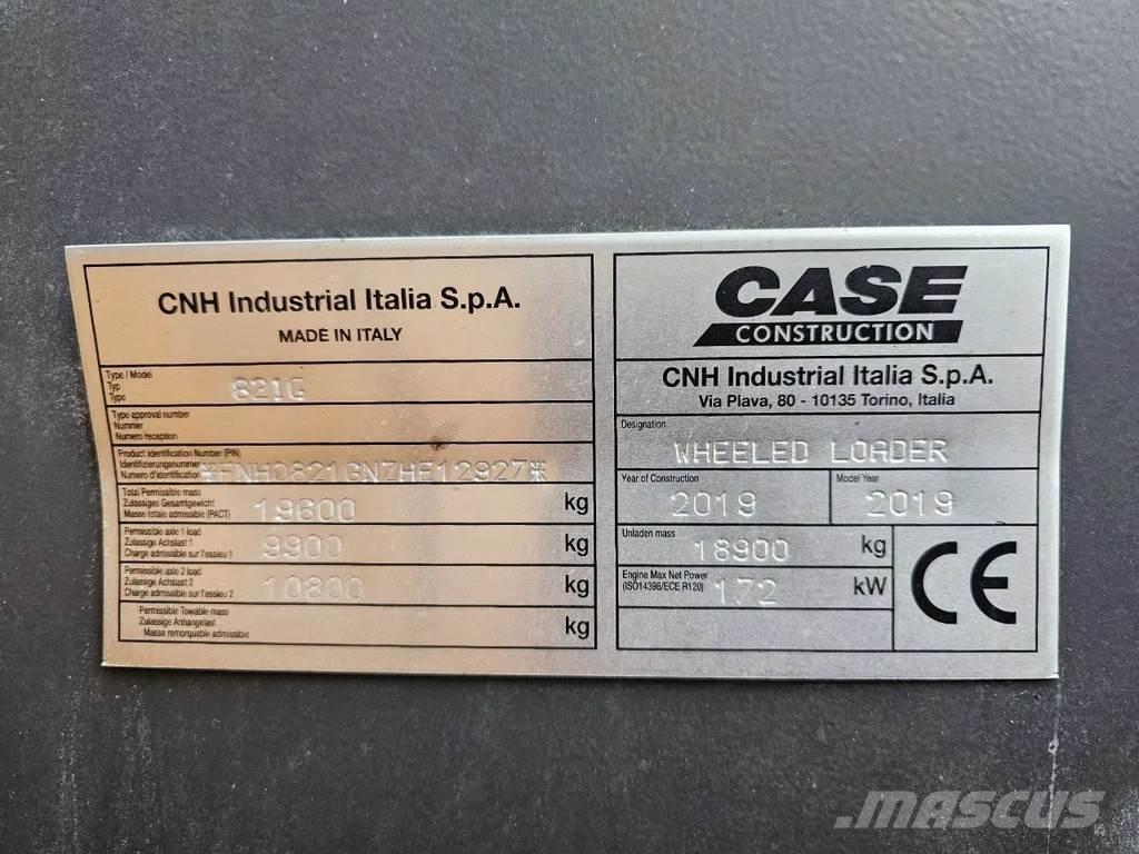 CASE 821G Pyöräkuormaajat