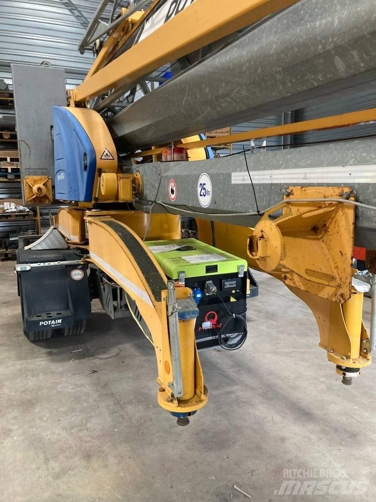 Potain M14 Itsensä kokoavat nosturit