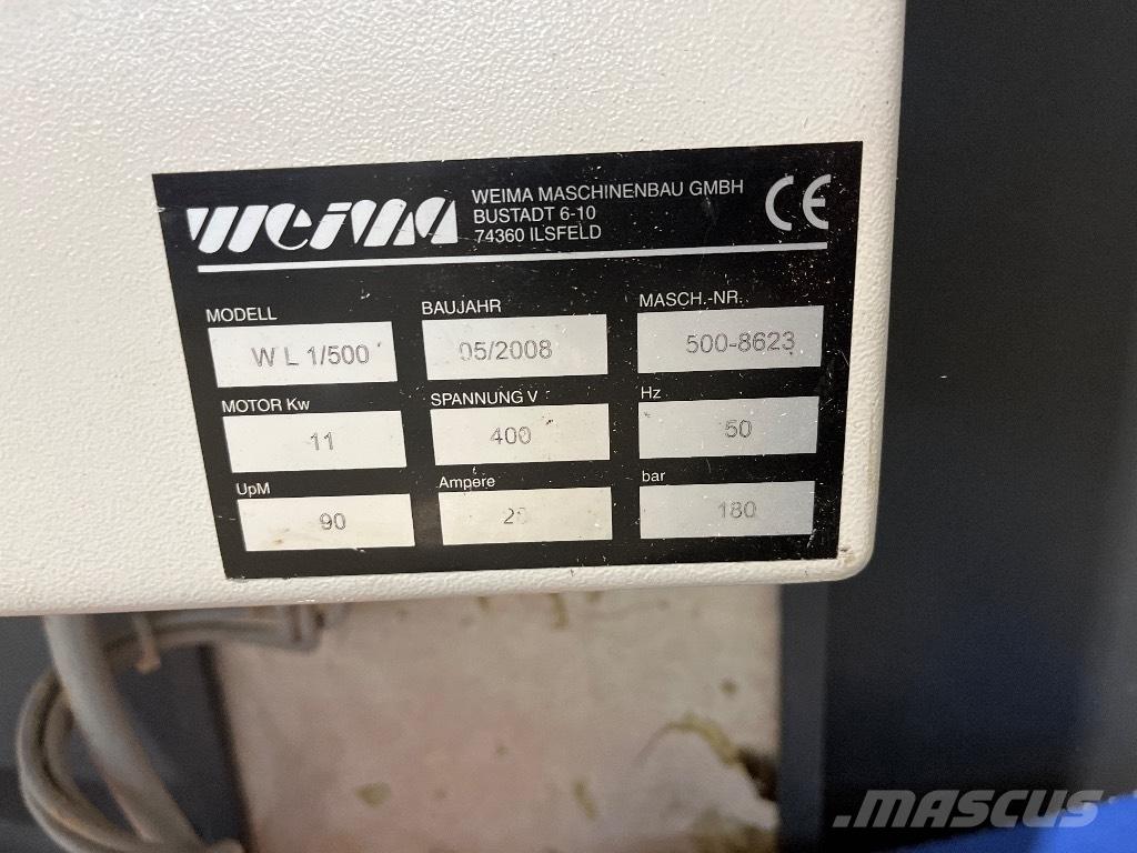 Weima WL 1/500 Myllyt / Murskaus koneet
