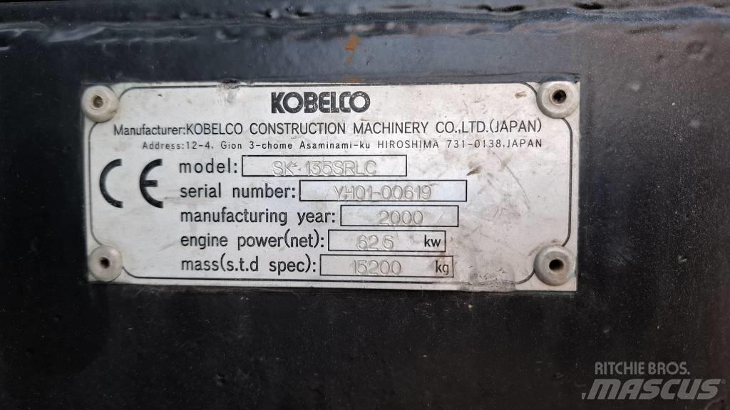 Kobelco SK 135 SR LC Telakaivukoneet