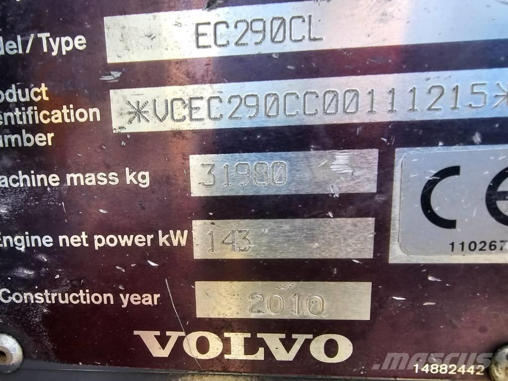 Volvo EC 290 C L Telakaivukoneet