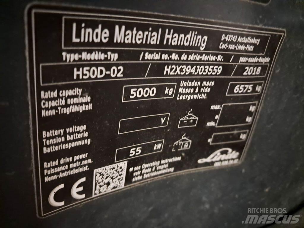 Linde H50D-02 Dieseltrukit