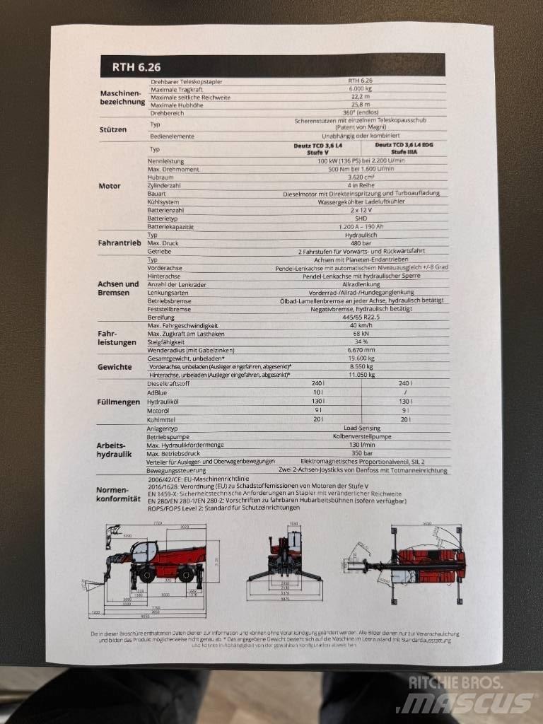 Magni RTH 6.26 S Kurottajat