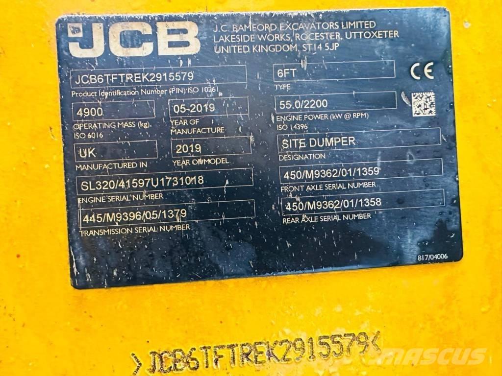 JCB 6 T Minidumpperit