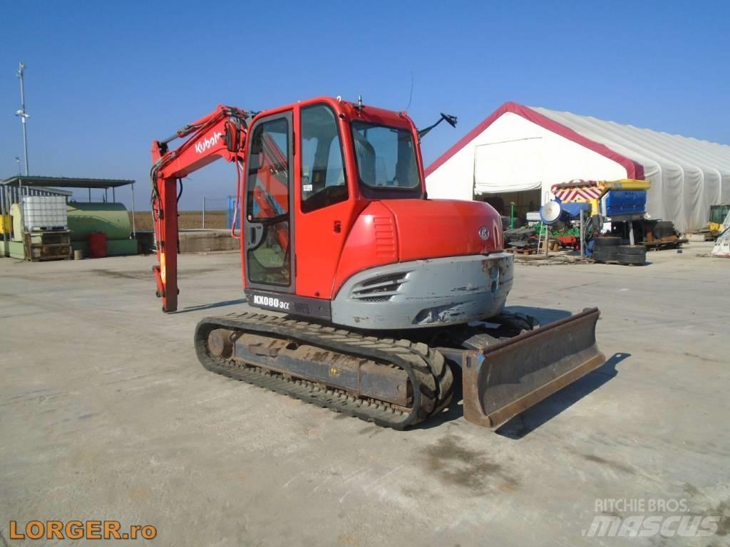 Kubota KX 080-3 Telakaivukoneet