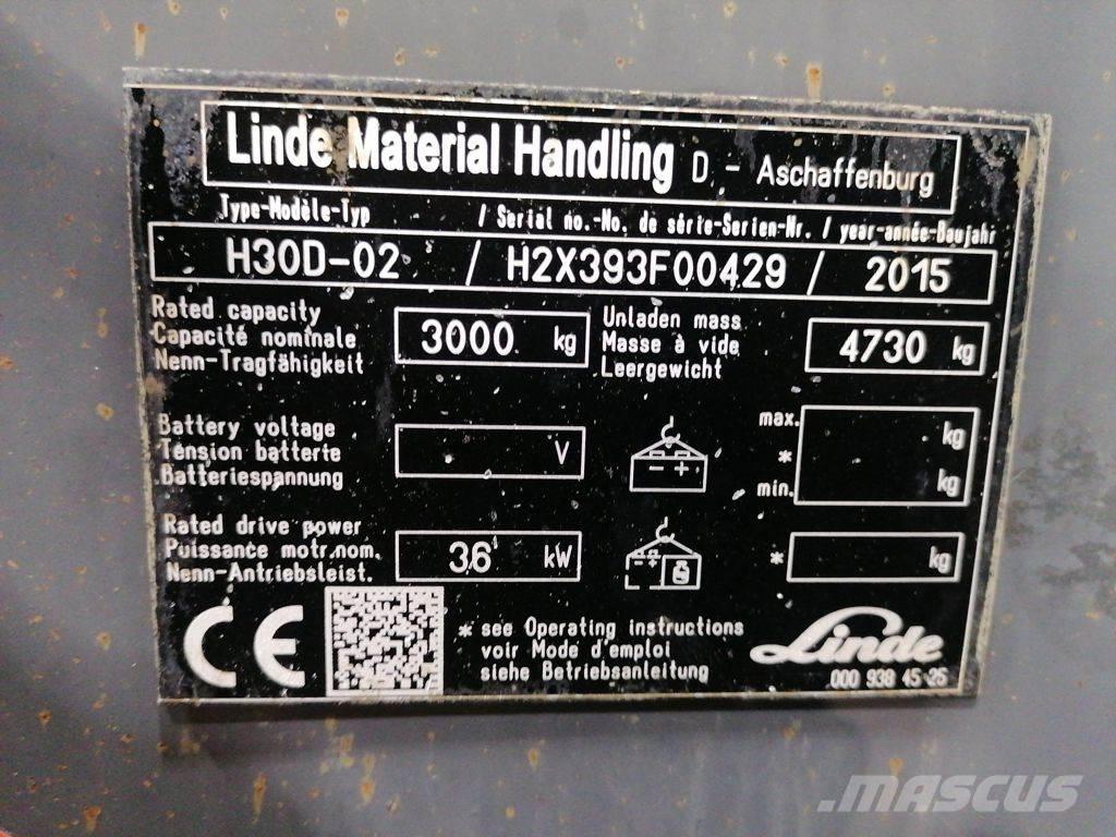 Linde H30D-02 Dieseltrukit