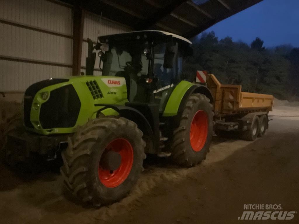 CLAAS ARION 650 cis + Traktorit