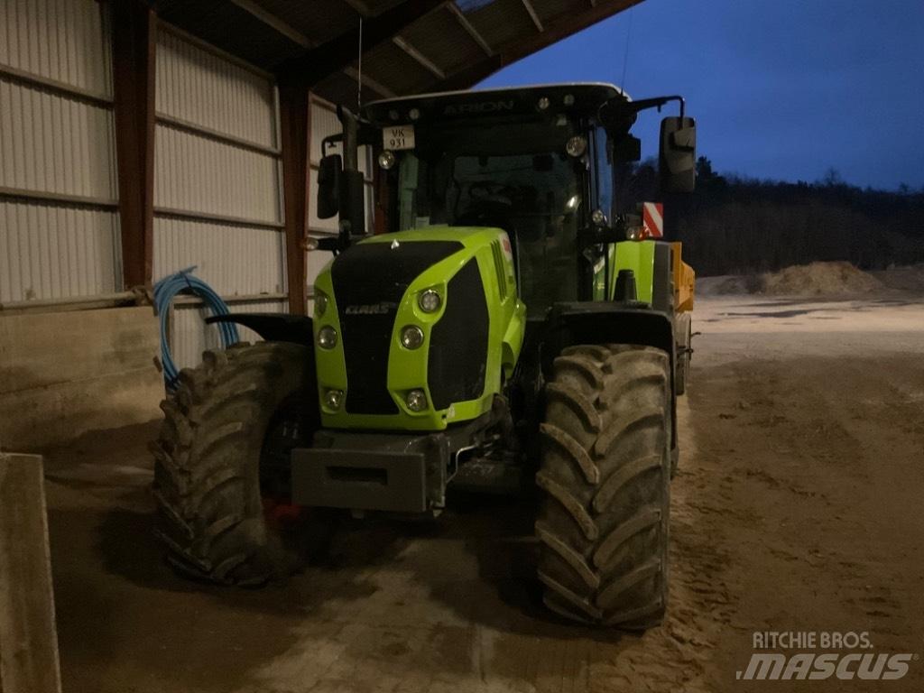 CLAAS ARION 650 cis + Traktorit