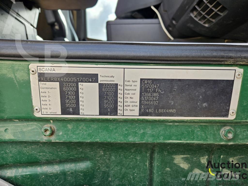 Scania R 480 Sora- ja kippiautot