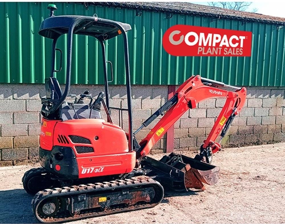 Kubota U17-3a Minikaivukoneet < 7t