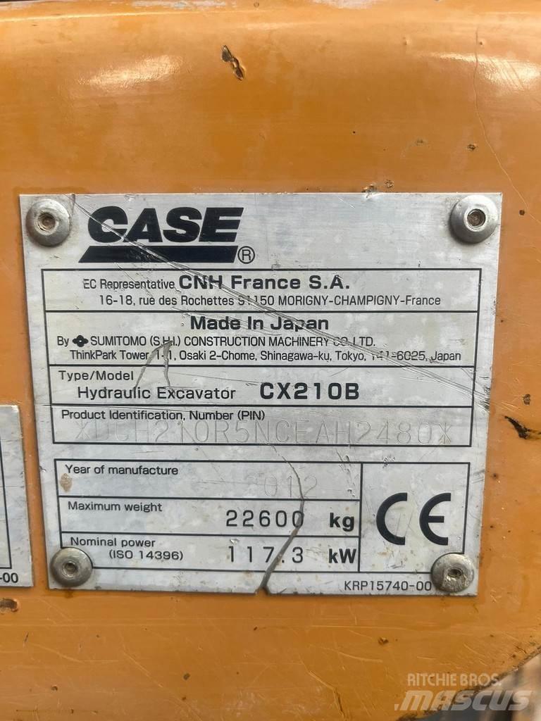 CASE CX210B Telakaivukoneet