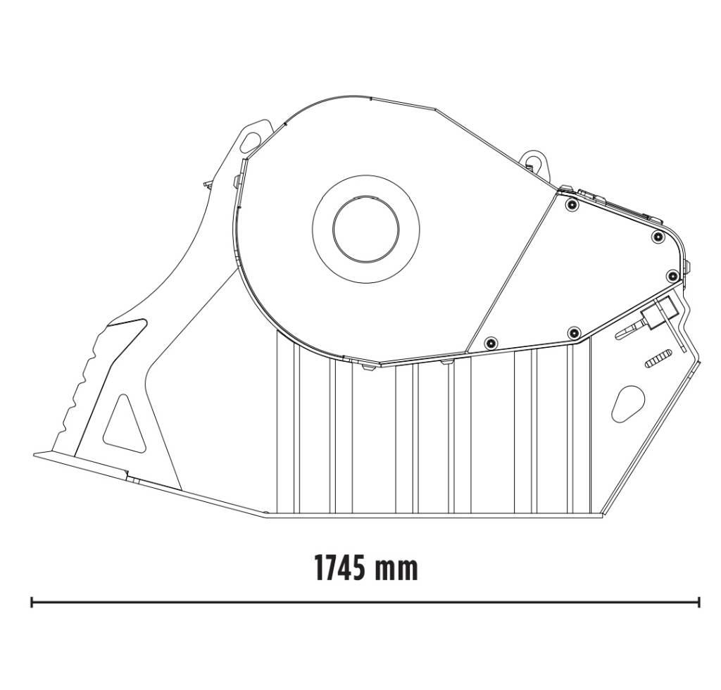MB Crusher BF60.1 S4 Leikkurimurskaimet