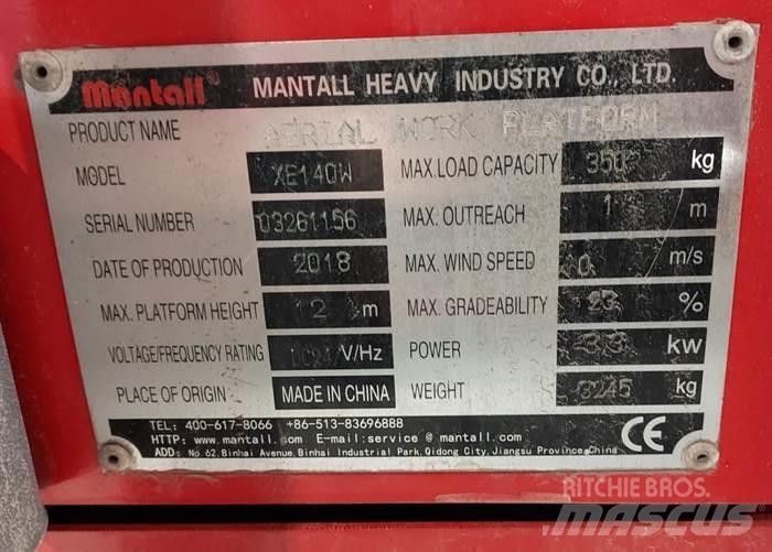 Mantall XE140W Saksilavat
