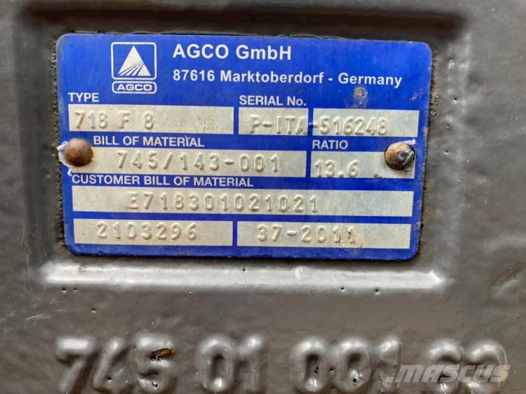 Fendt 820 FRONT AXLE Vaihteisto