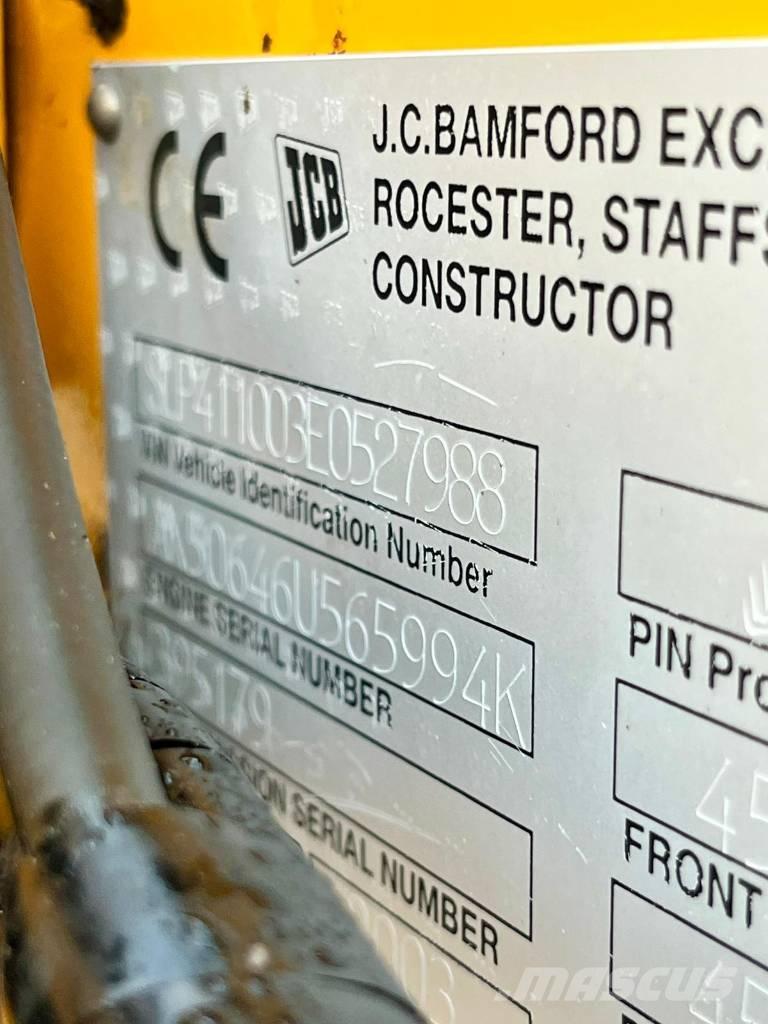 JCB 411 HT Pyöräkuormaajat