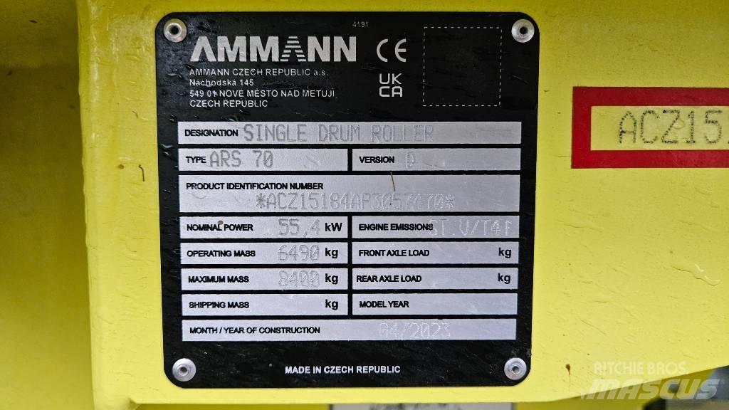 Ammann ARS 70 Tandemjyrät