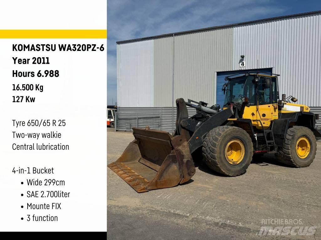 Komatsu WA320PZ-6 Pyöräkuormaajat