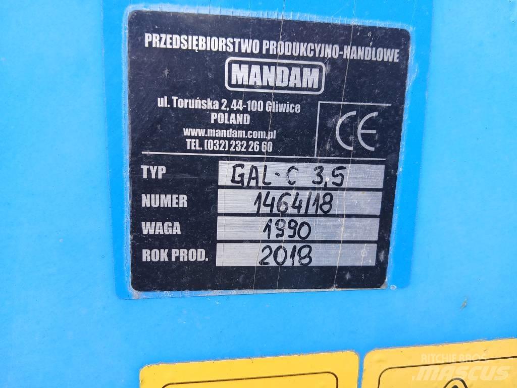 Mandam GAL C 3,5 Kiekkomultaimet ja lautasäkeet