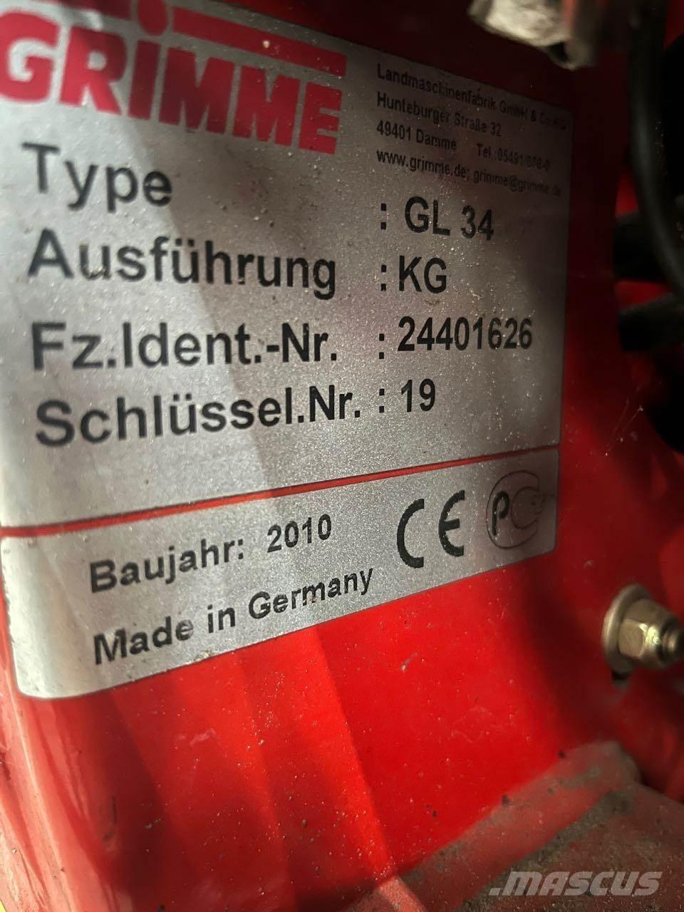Grimme GL 34 K Perunanistutuskoneet