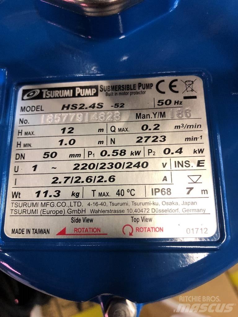 Tsurumi HS2.4S-52 Muut