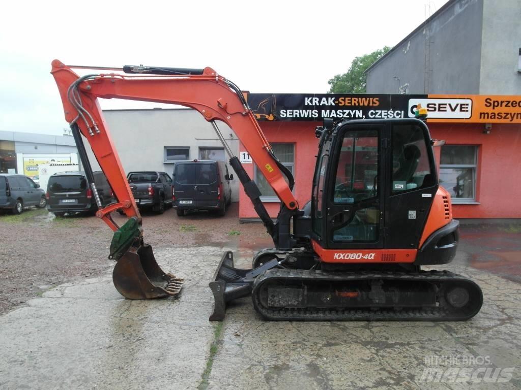Kubota KX 080-4 Midikaivukoneet 7t - 12t