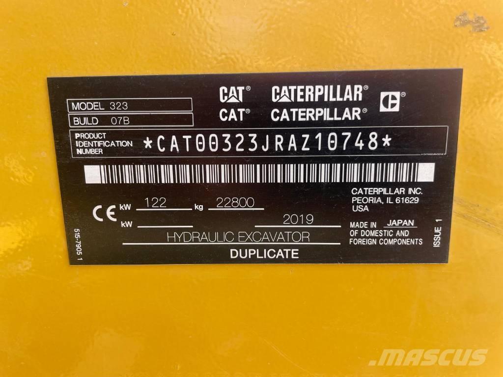 CAT 323NG Telakaivukoneet