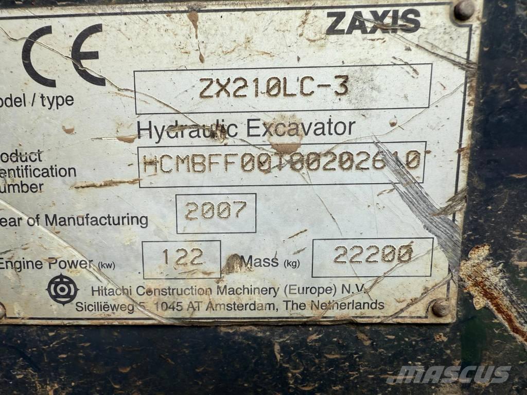 Hitachi ZX 210 LC-3 Telakaivukoneet