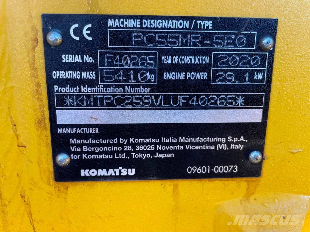 Komatsu PC55MR-5E0 Minikaivukoneet < 7t