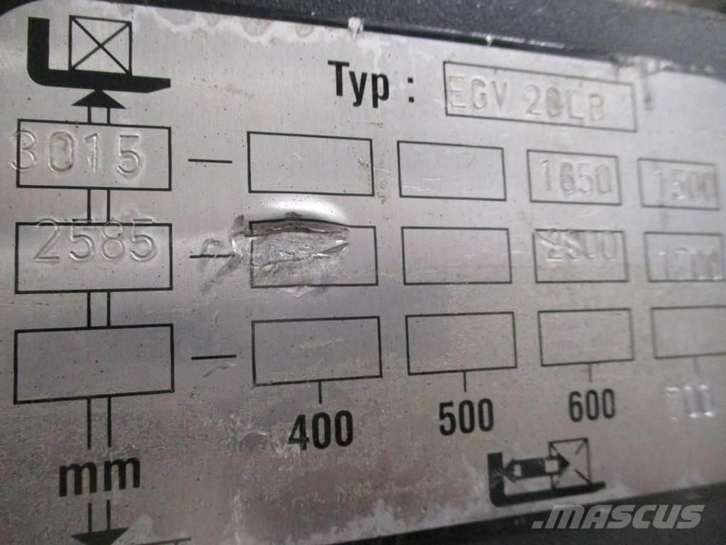 Still EGV S20 Käyden ajettavat pinoamistrukit