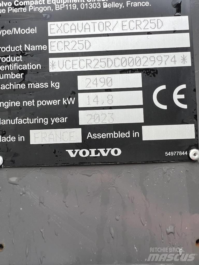 Volvo ECR 25 D Minikaivukoneet < 7t