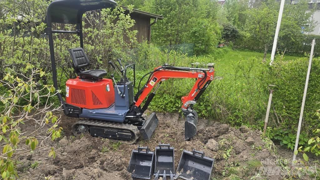  Minigrävmaskin 800kg Minikaivukoneet < 7t