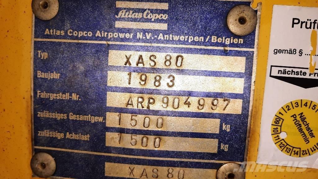 Atlas Copco XAS 80 Kompressorit