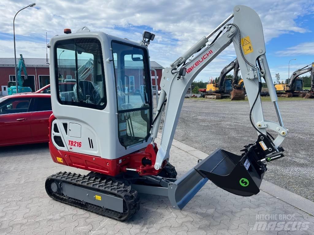 Takeuchi TB216 Minikaivukoneet < 7t