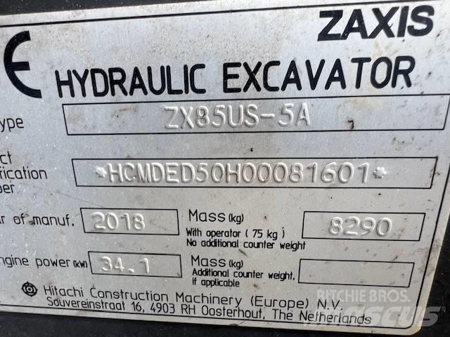 Hitachi ZX85US-5A Midikaivukoneet 7t - 12t