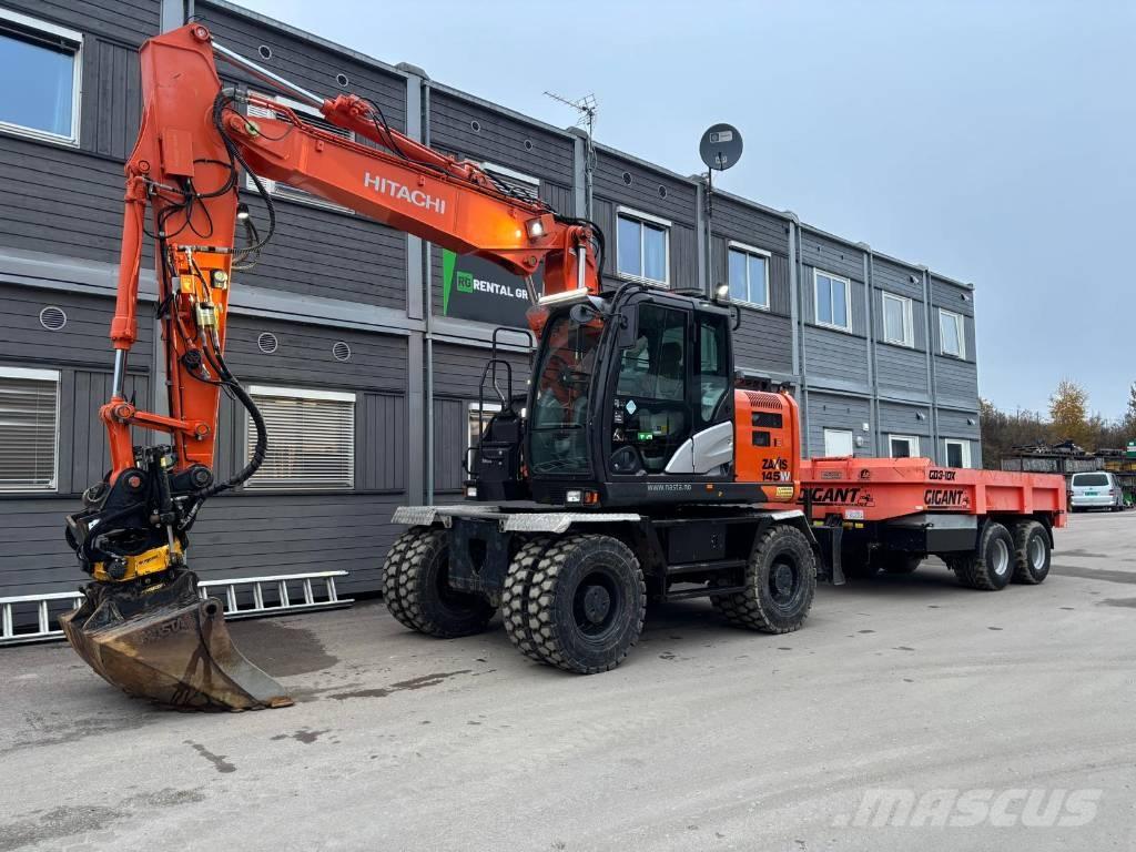 Hitachi ZX 145 W-6 Pyöräkaivukoneet