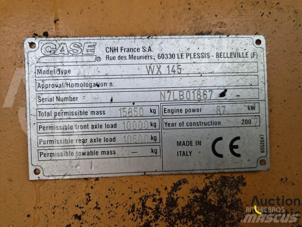 CASE WX 145 Pyöräkaivukoneet