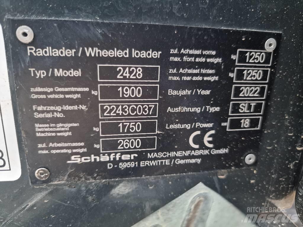 Schäffer 2428 SLT Pyöräkuormaajat
