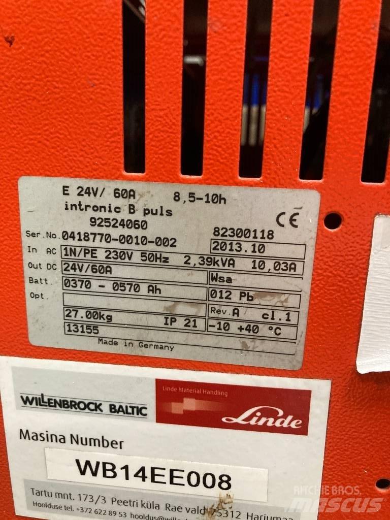 Linde L10AC/1170 Käyden ajettavat pinoamistrukit
