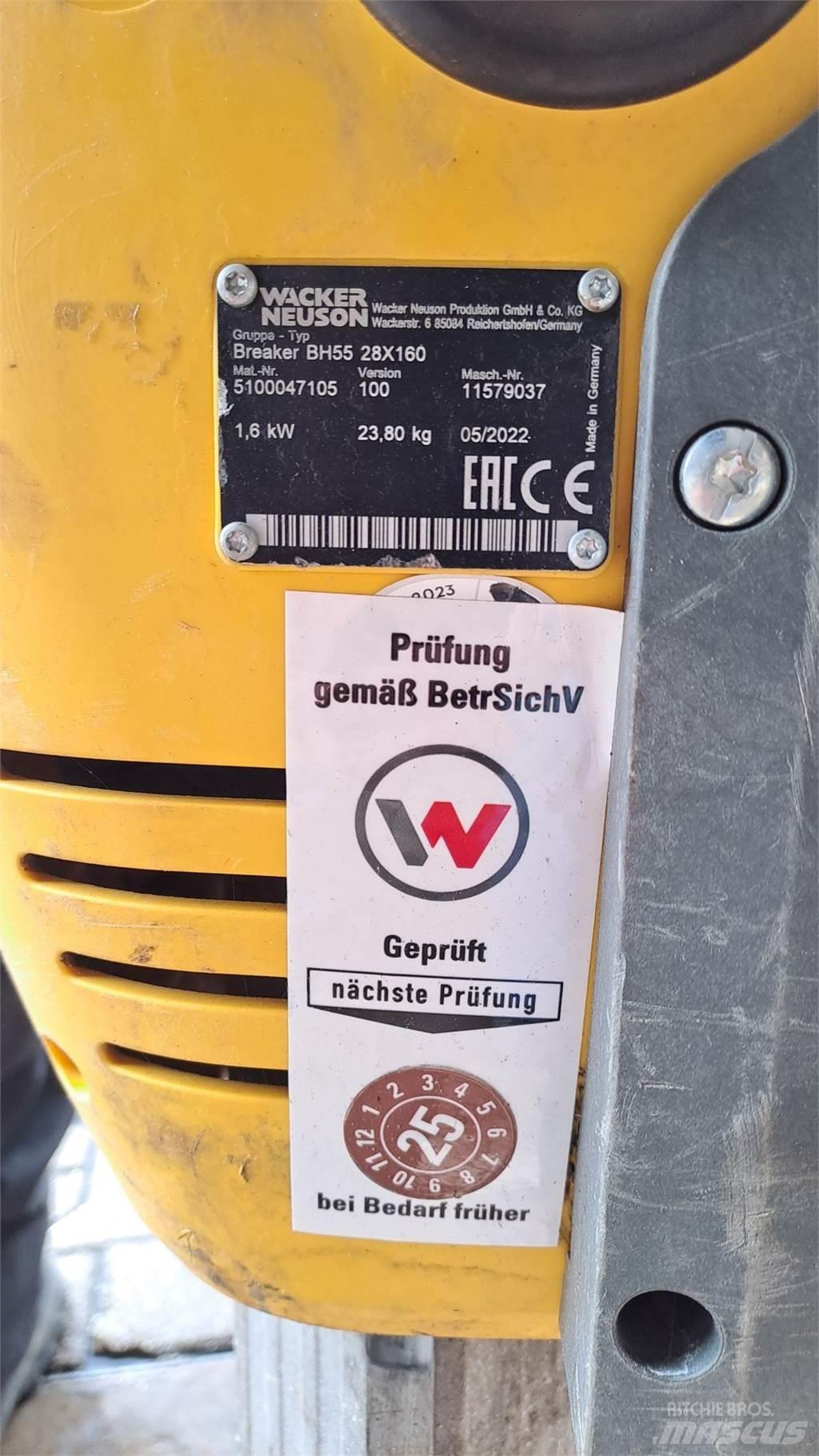 Wacker Neuson BH55 Täryvasarat