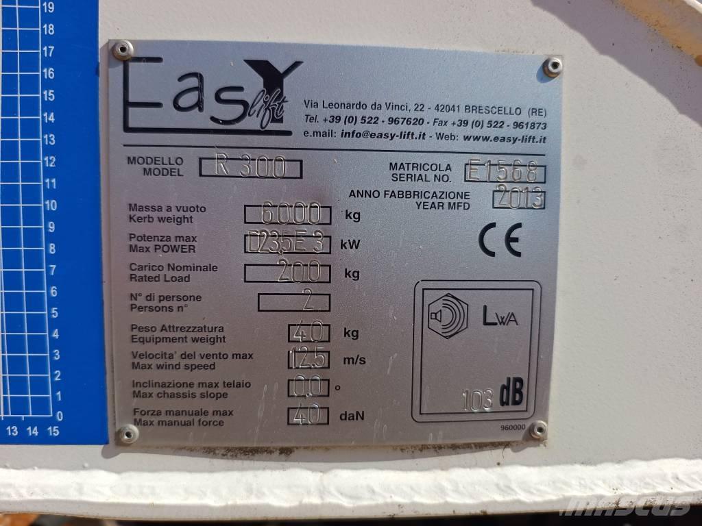 EasyLift R 300 Teleskooppipuominostimet