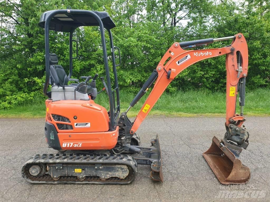 Kubota U 17-3a Minikaivukoneet < 7t